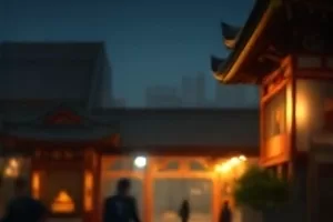 《拾光者》暗房内红色安全灯与晾晒底片