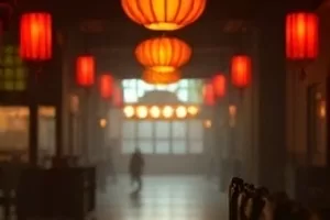 《第七个夏天》教学楼走廊与午后阳光